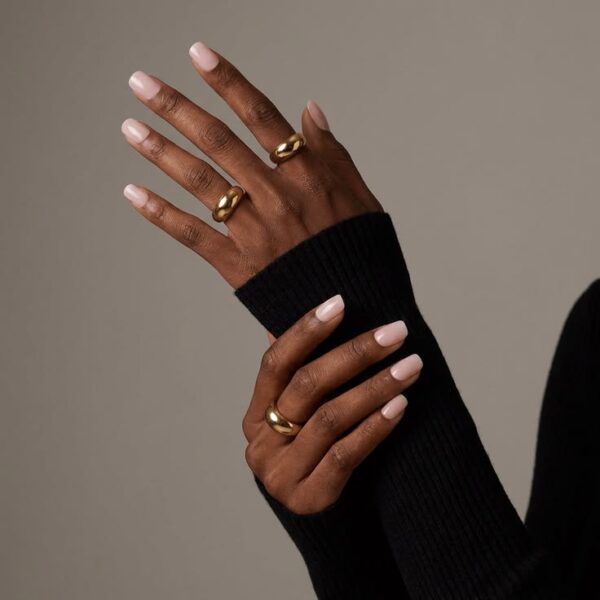 Set Anelli Geometrici Gold