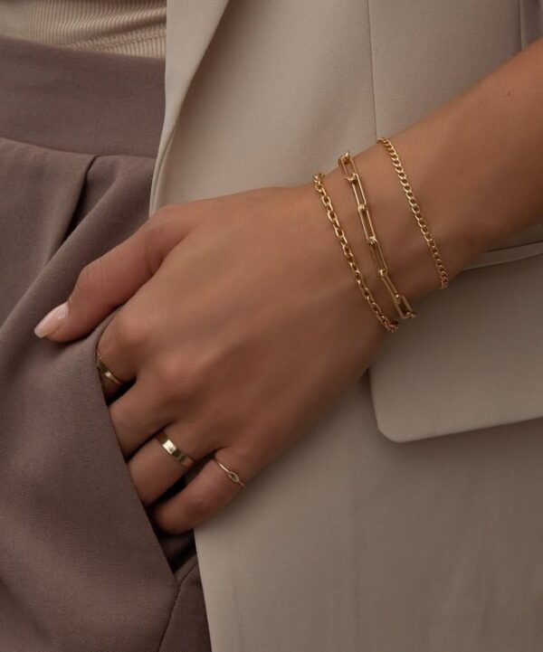 Set Bracciali a Catena e Intrecci