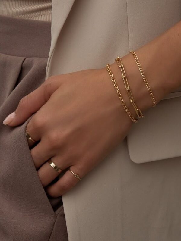 Set Bracciali a Catena e Intrecci
